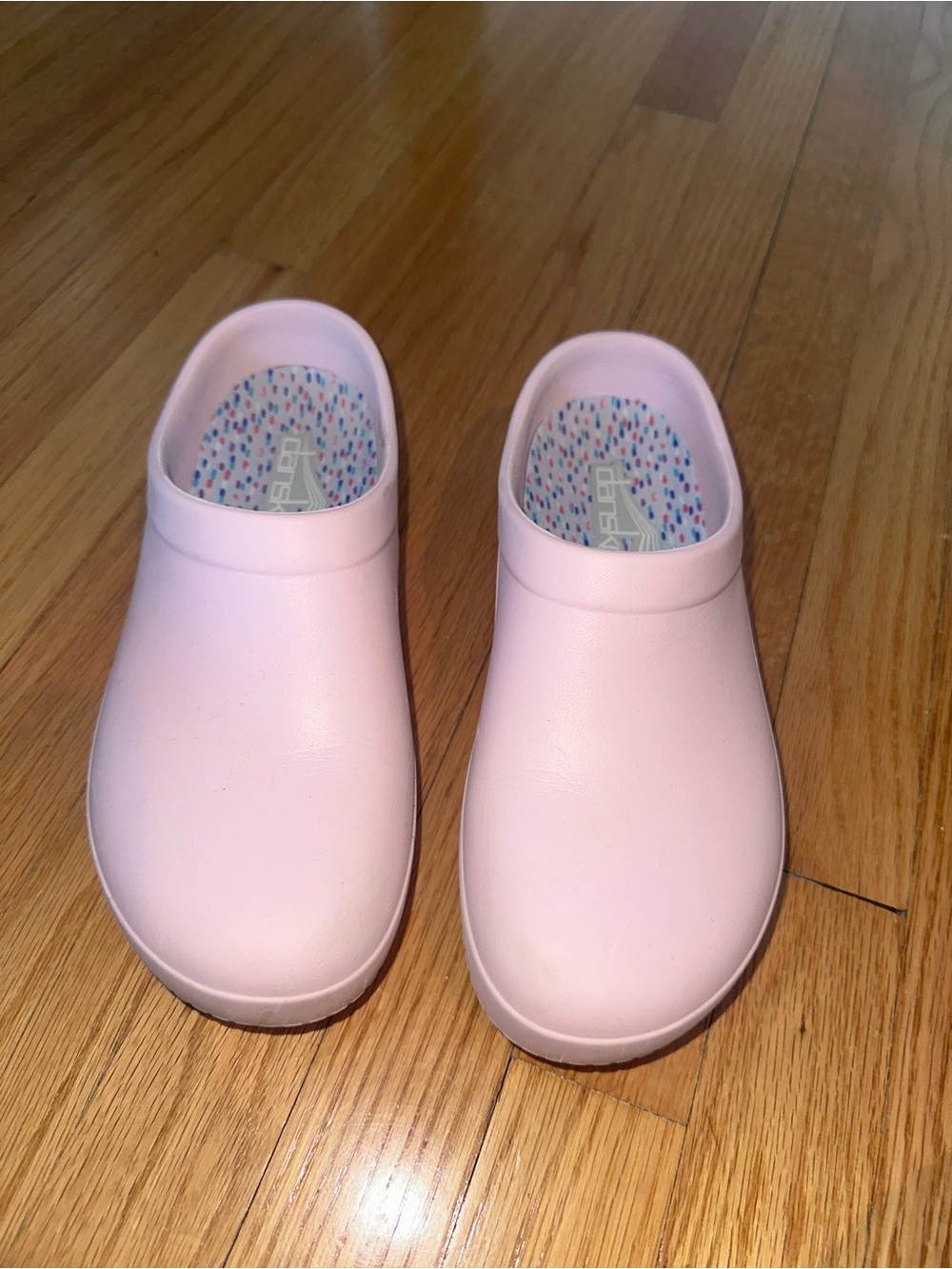 Dansko Kaci Pink Slip-On Clogs